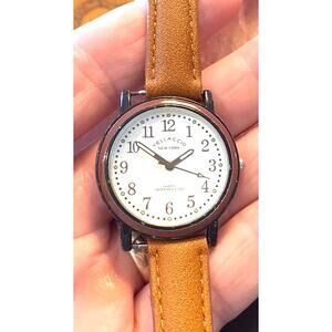 Women's 35mm Vellaccio Watch, Wood Look Bezel